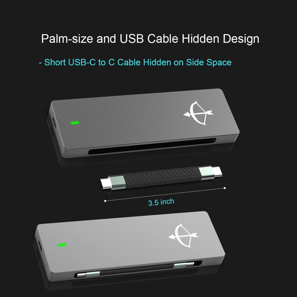 GLOTRENDS 22110 M.2 NVMe USB Enclosure