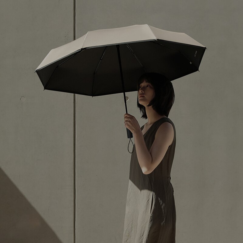 Parapluie automatique à 8 nervures pour femmes, joli parapluie pliant coupe-vent pour la Protection contre la pluie et le soleil, grand parapluie UV pour femmes
