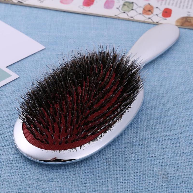 1pc Anti-Static Hair Brush Boar Bristle Hair Massage Air Cushion Comb Hairdressing Tool ABS Handle Hair Brush