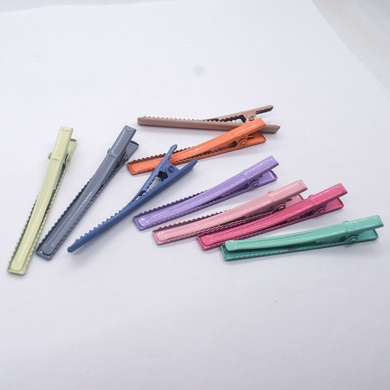 Color thickened Metal duck's mouth clip Stainless steel duck's mouth clip Candy-colored square duck's mouth clip