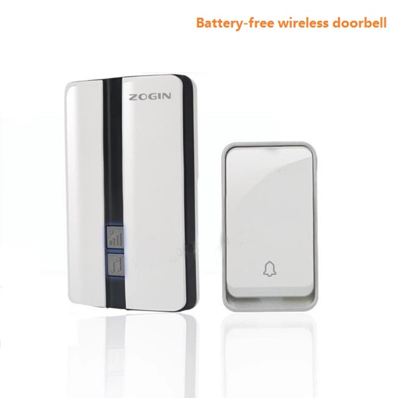 Timbre inalámbrico a prueba de agua, timbre de casa con control remoto, 150M, Wifi, autopotencia, timbre inteligente, Dingdong, sin batería: Enchufe europeo