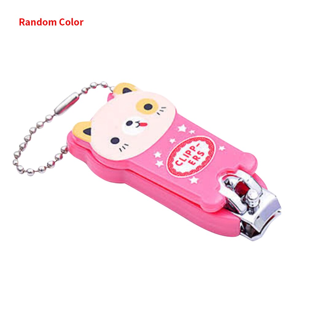Nail Clipper Plastic Metal Nail Art Trimmer Cartoon Portable Manicure Clipper Pattern Random