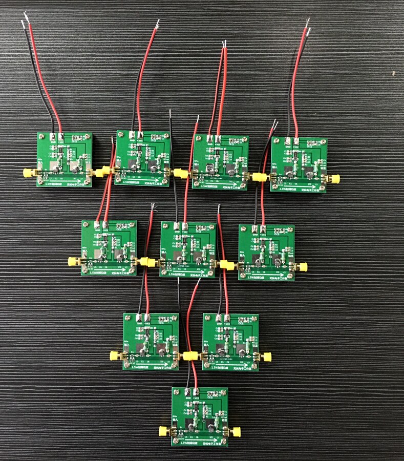 10MHz-500MHZ 1.6W amplifier HF FM VHF UHF FM transmit broadband RF power amplifier