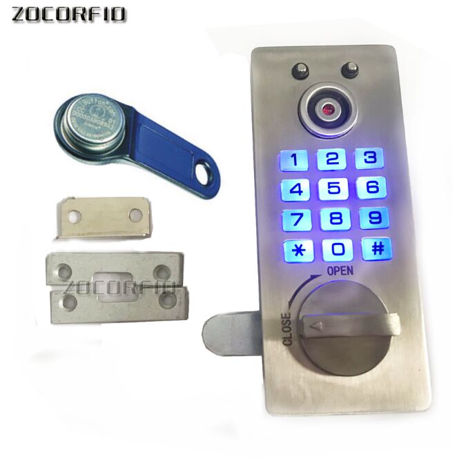 iB button Electronic Digital Password Lock Password Keypad Number For Cabinet Door Drawer Code Locks Combination Lock: Set-2
