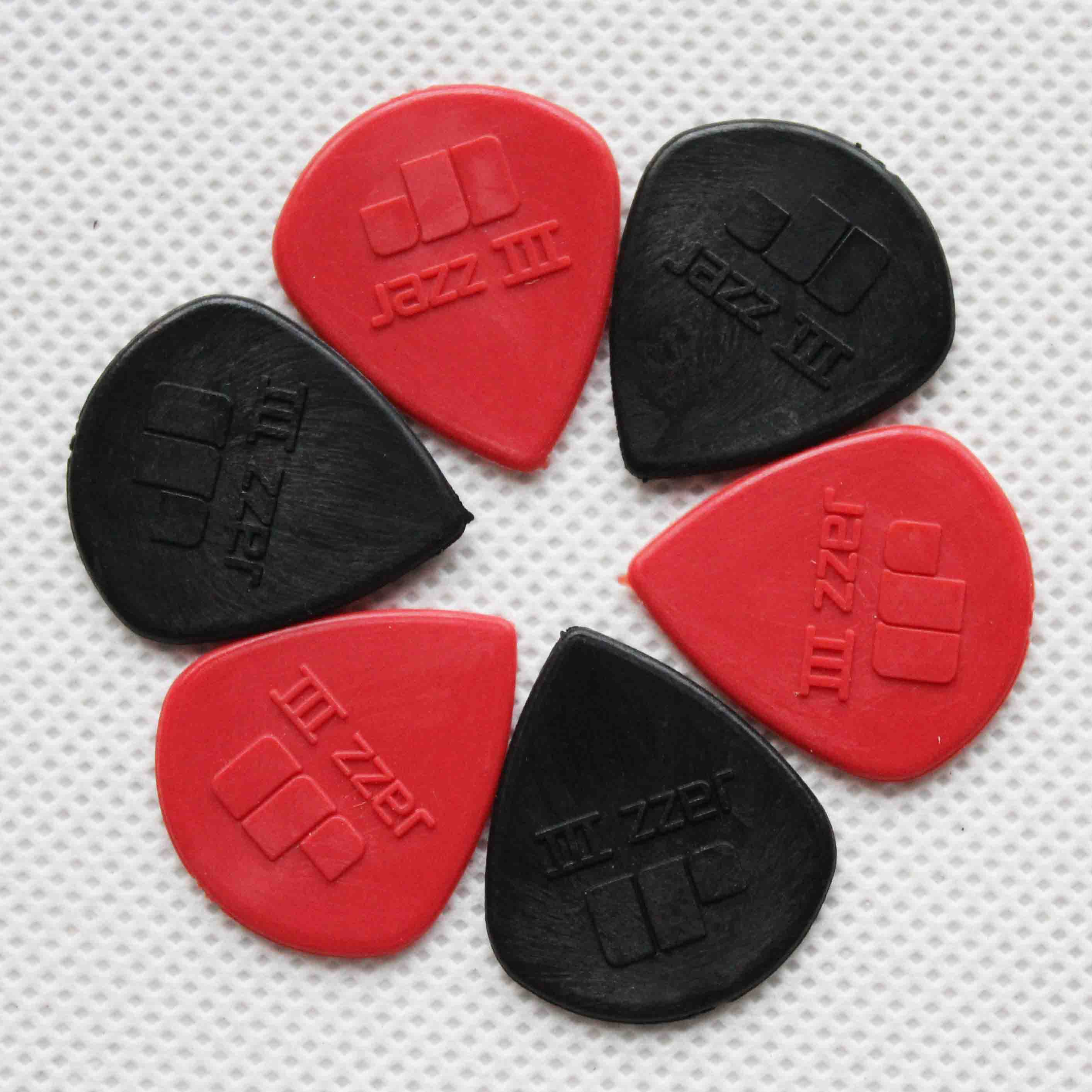 JAZZ 3 nylon guitar picks, JAZZ III guitar pick,1.0MM thickness, Picks Plectrum for acoustic and electric guitar picks
