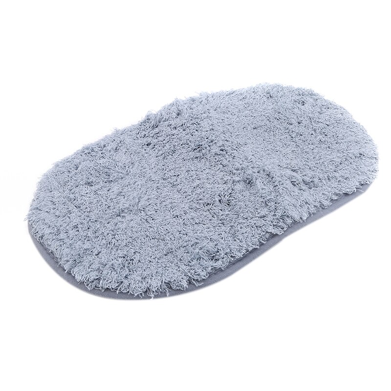 Microfiber Badkamer Comfortabel Bad Pad Anti Slip Mat Bad Woonkamer Deur Trappen Badkamer Voet Vloermatten: gray