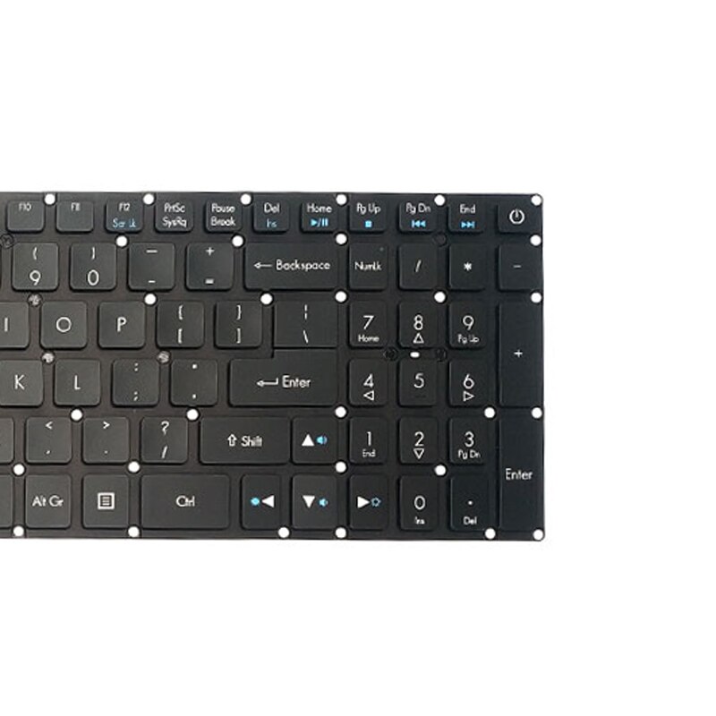 For Acer Nitro 5 AN515-51/52 AN515-53 N16C7 N17C1 Series Laptop Keyboard US Black With Backlit Without Frame