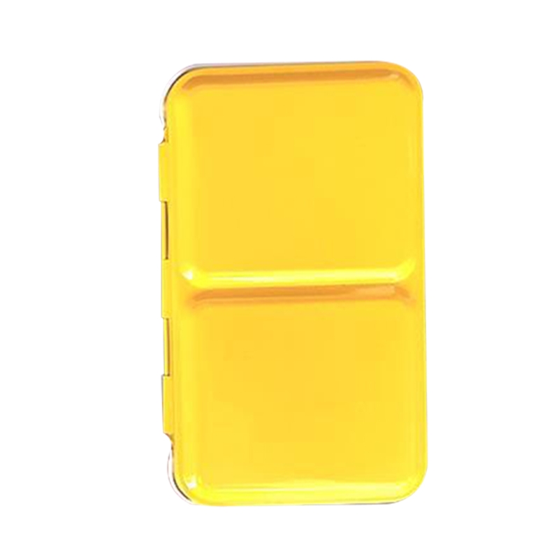 Kleur Lege Palet Case Eenvoudige Reiniging Blikken Doos Verf Opslag Ijzeren Doos Voor Schilderen Liefhebbers Ijzeren Doos Opslag Verf: Y