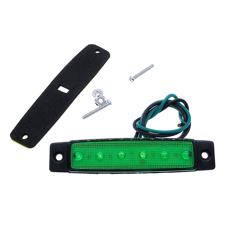 Luz LED para coches, camiones, remolques, luces de liquidación para remolque, barco, luz indicadora, luces para camiones, 2 piezas, 12V, 24V