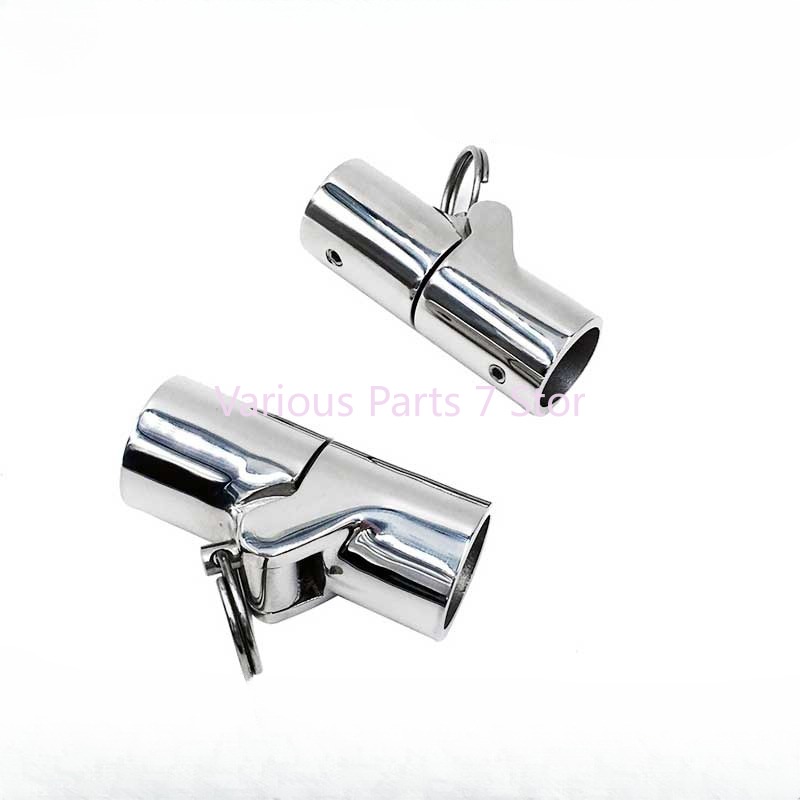 316 Marine Edelstahl Klapp Drehkupplung Rohr Rohrverbinder Bootsdeck Scharnier Montageverbinder Boot Hardware Fitting 1 Stück