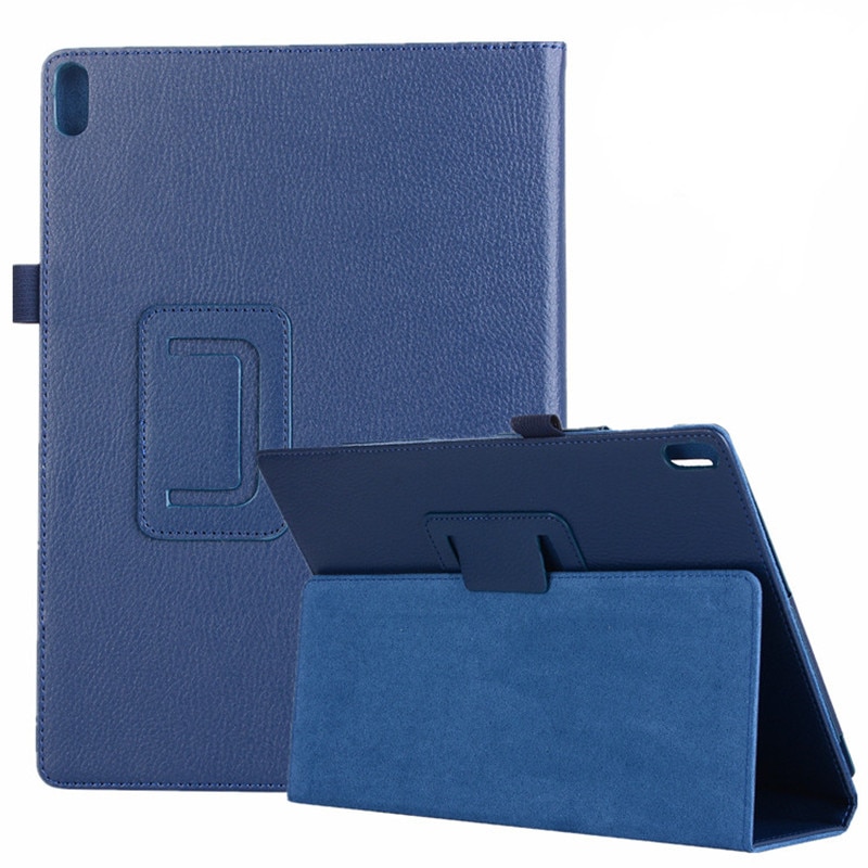 Folding Folio PU Leather cover Case For Lenovo Tab M10 TB-X605F TB X605L Tablet Smart Stand Cover For Lenovo Tab M10 Funda case