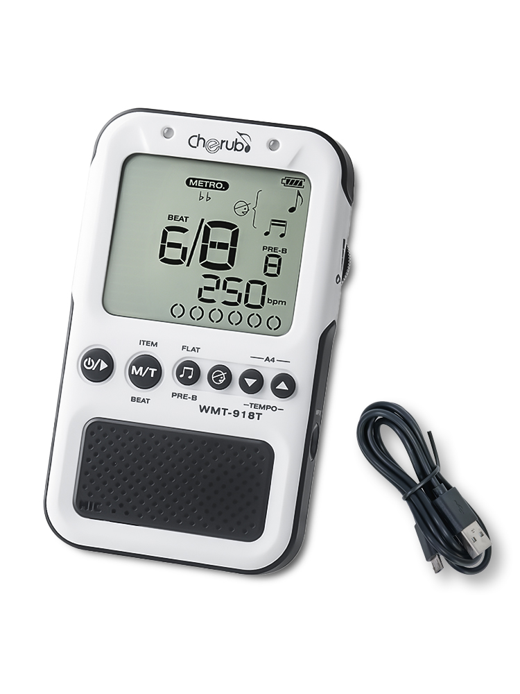 Metronomo electrónico Panda Color Scheme Funciones de afinación y metrónomo Adecuado para diferentes instrumentos musicales