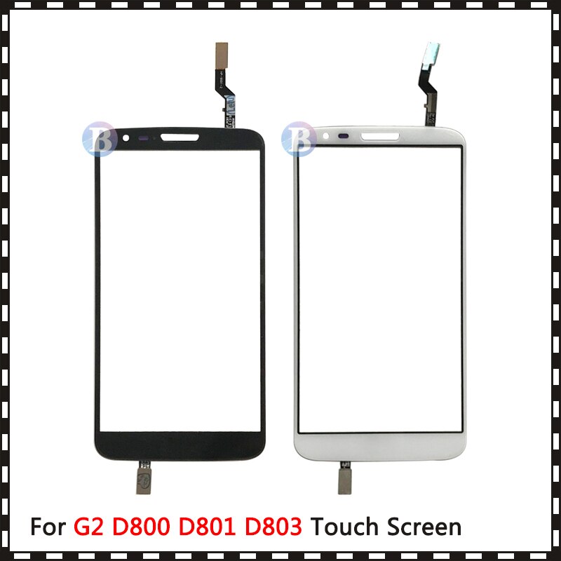 Vervanging 5.2 "Voor Lg G2 D802 D805 En G2 D800 D801 D803 Touch Screen Digitizer Sensor Buitenste glas Lens Panel