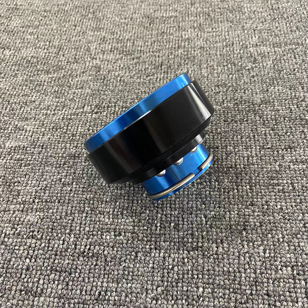 Aluminum Car Racing Simulator Game Steering Wheel Quick Release Hub Adapter For MOZA Simagic M10 A/Mini Euro Truck: Blue