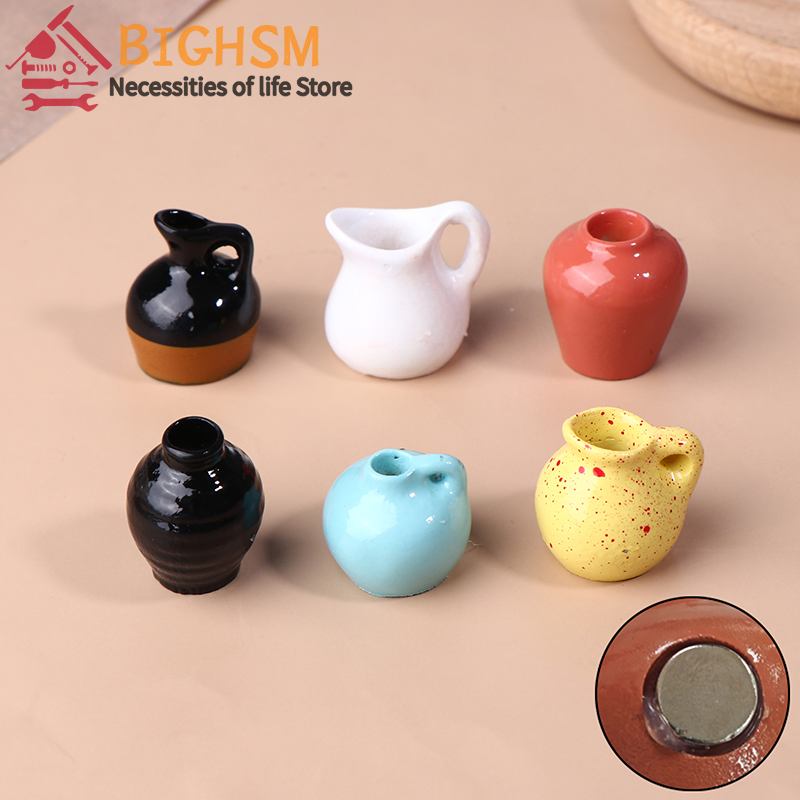 1/2/3 SZT. mini Wazon Super Mocne Magnesy na Lodówkę z Żywicy z Wiadomościami Magnes na Lodówkę 3D Doniczka na Kwiaty robić Dekoracji Domu