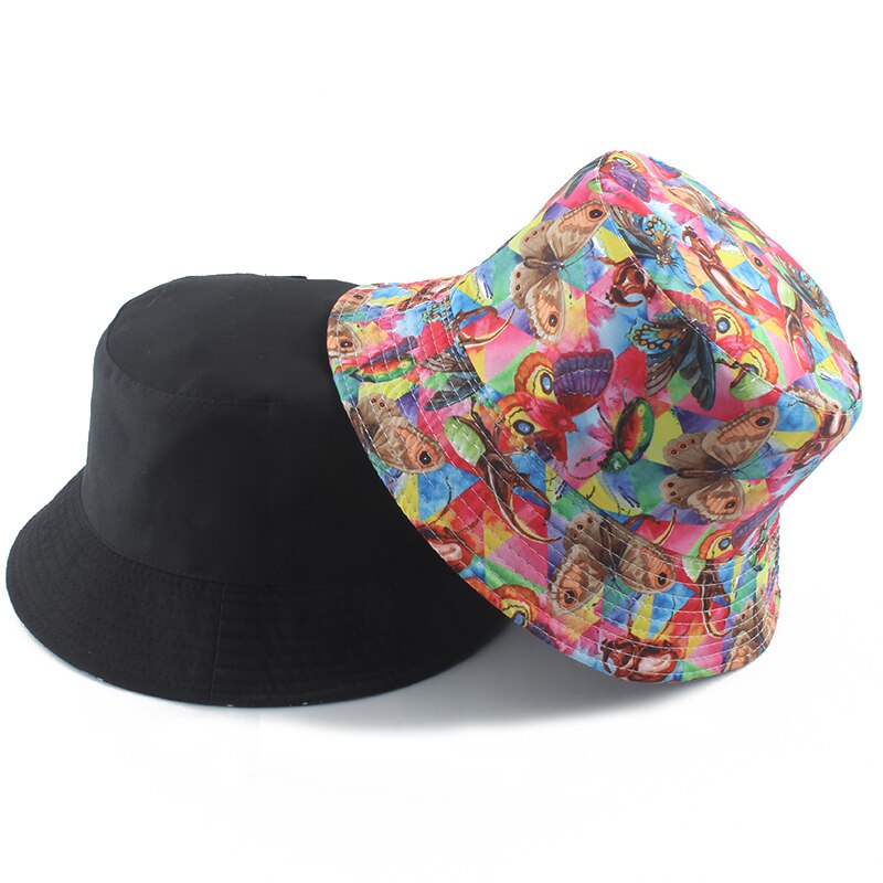 Sombrero de pescador con forma de mariposa para hombre y mujer, gorra de pescador Reversible, protección solar, playa, pesca, Bob
