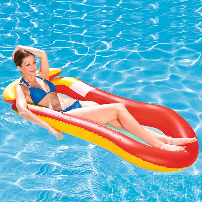 Matelas pneumatique 'best' avec filet bain de soleil matelas de natation gonflable pour piscine d'eau natation 889