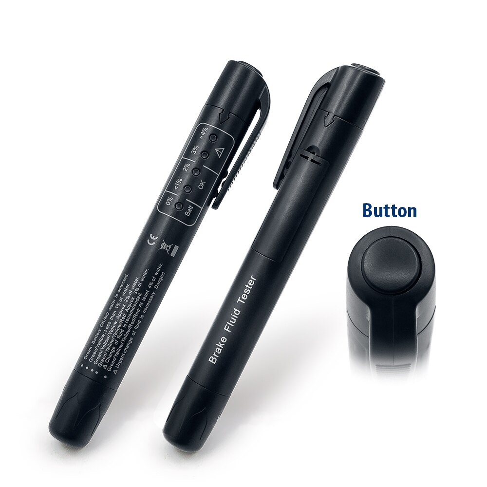 MINI Tester Auto Brems Flüssigkeit Tester Für Dot3/DOT4 Batterie Flüssigkeit Digitale Prüfung 5LED Anzeige Feuchtigkeit Wasser Kompakte