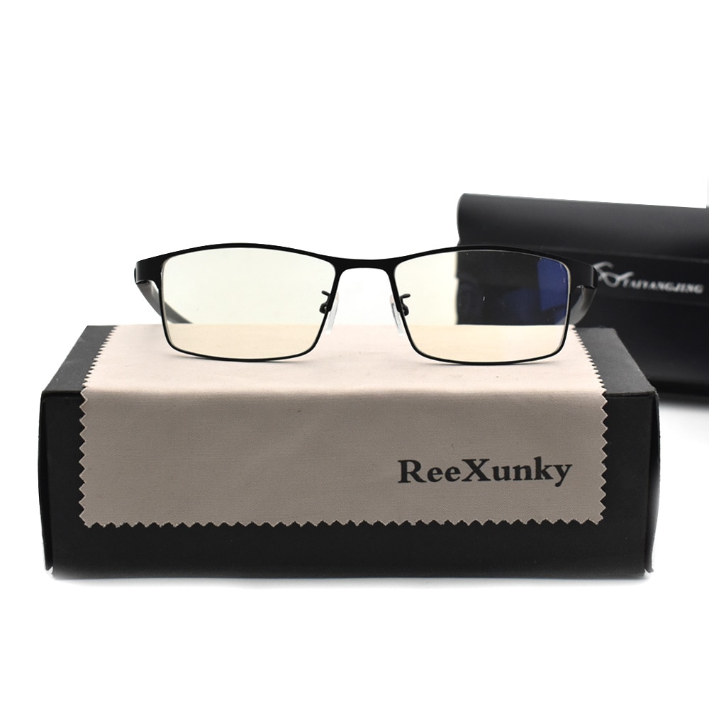Anti Blue Light Glasses Men Computer Screen Eye Protection Anti Radiation Eyewear Frames Goggles Anti Eye Fatigue Glasses