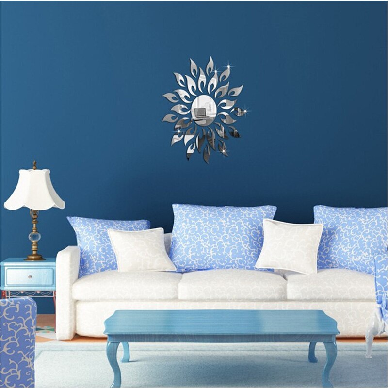 27 akrylowe naklejki ścienne dekoracyjne robić samodzielnego montażu, lustro dekoracyjne robić salonu i sypialni