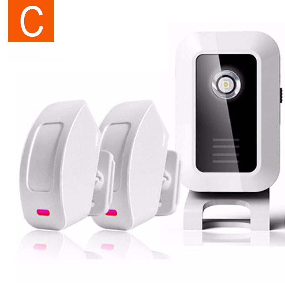 Welcome Chime Wireless Device PIR Motion Sensor Bell Alarm Entry Wireless Door Alarm
