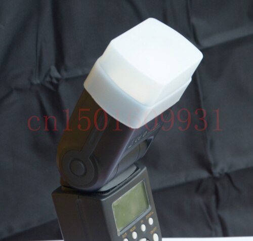 3PCS White+Yellow+Blue Silicon flexible Flash Bounce Diffuser Softbox for canon 540EX/550EX/380EX SB-26/28DX HVL-F32X