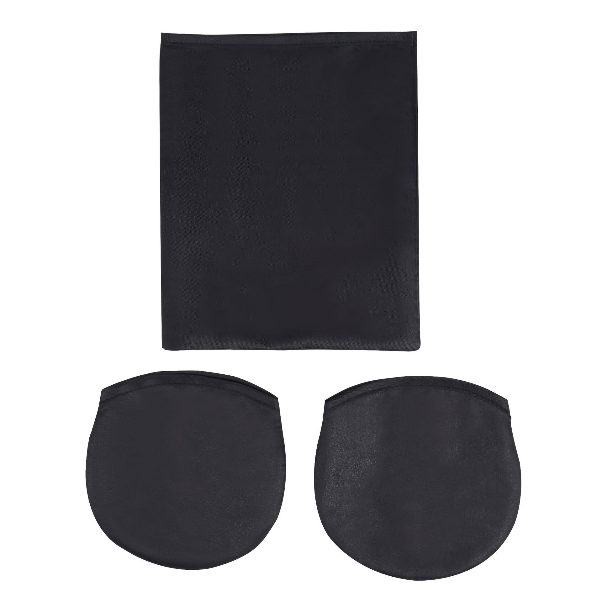 4Pcs Window Sunshade Cover Block Car Front Rear Window Side Sun Shade Cover Block Static Cling Visor Shield Screen