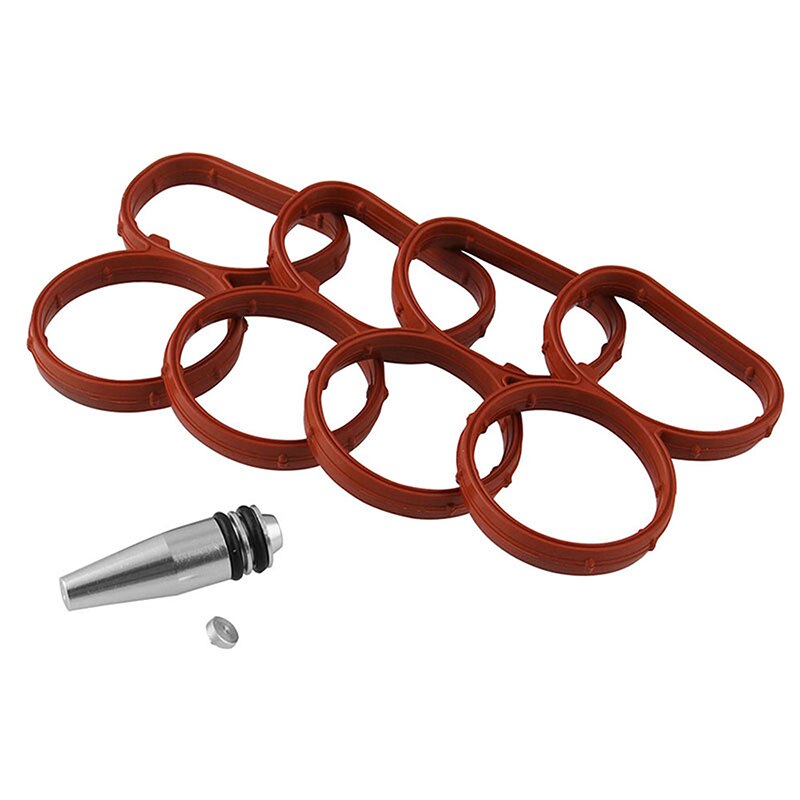 Colector de admisión diésel de 22mm, aleta de remolino, tapón de eliminación en blanco Bung con juntas para BMW N47,