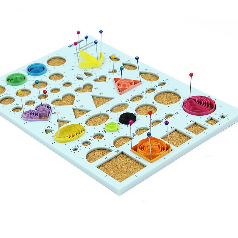1PC Paper-scrolling Filigree Mosaic Quilling Tool Quiliing Corkboard Template Paper Quilling DIY Carft Paper