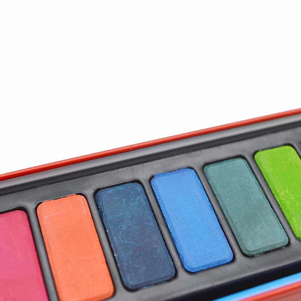 12/18/24 Kleuren Solid Aquarel Verf Set Klassieke Kleuren En Eenvoudige Duurzaam Tekening Pigment Kid Art Schilderen Tool