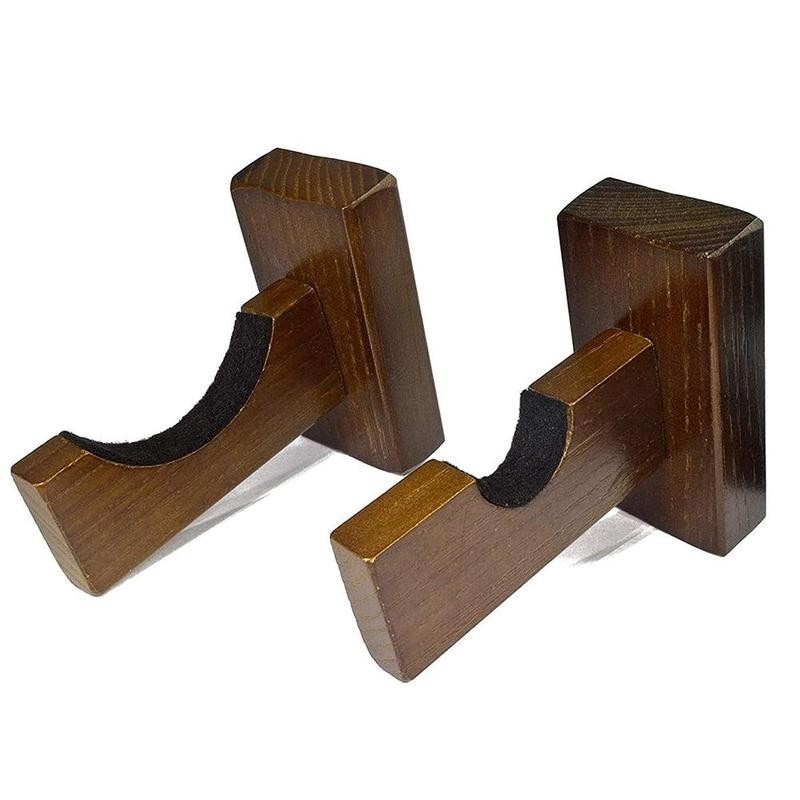 2 Stuks Houten Honkbalknuppel Display Houder Rack Draagbare Wall Mount Rack Stand Met Montage Kit Eenvoudig Installeren