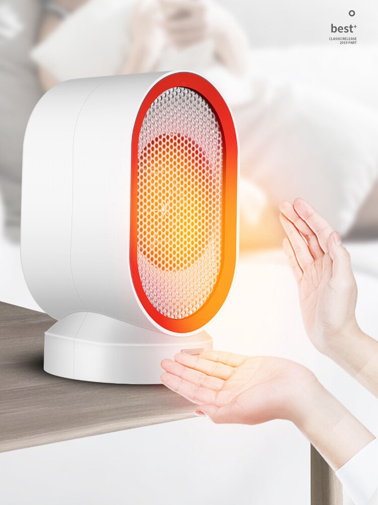 Portable Heater Household 110V-220V Foot Warmer 600w Electric Fan Heater for Bedroom/Office Space Heater US/EU Type