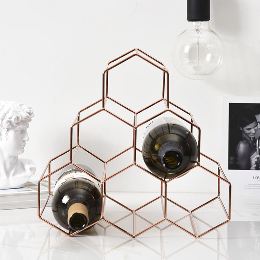 Wein Whiskey Anzeige Regal Metall 6 Flasche montieren Küche Wein Flasche Halfter Stehen Organizer Für Wein Liebhaber