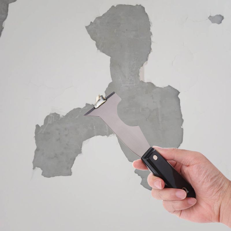 Sparkel skraper 5 in 1 verktøy spackle paint remover malere verktøy maling boksåpner for tre tapet skrape male verktøy
