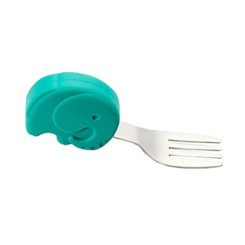 Baby Gadgets Tableware Set Children Utensil Stainless Steel Toddler Dinnerware Cutlery Cartoon Infant Food Feeding Spoon Fork