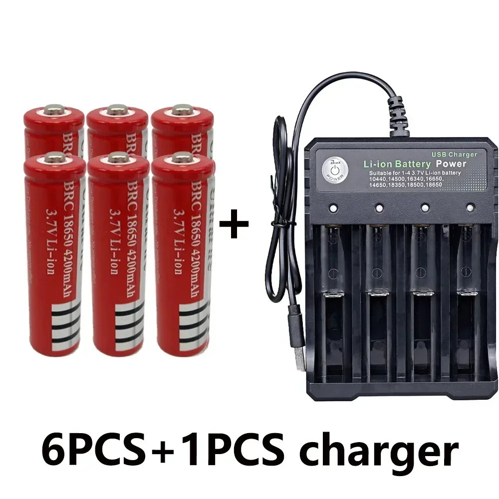 Original 3.7V 18650 lithium battery 4200mAh BRC 18650: SKY BLUE
