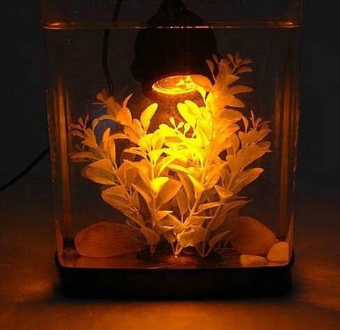 Adjustable 36LED Aquarium Waterproof Spot Light underwater diving spotlight submersible pool pond Fish tank fountain Spring lamp: yellow