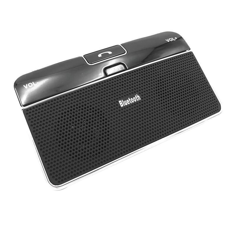 Hands-Free Intercom System Sun Visorwith Clip Mini Car-Styling Bluetooth V4.0+Edr Mp3 Player Wireless Music Receiver