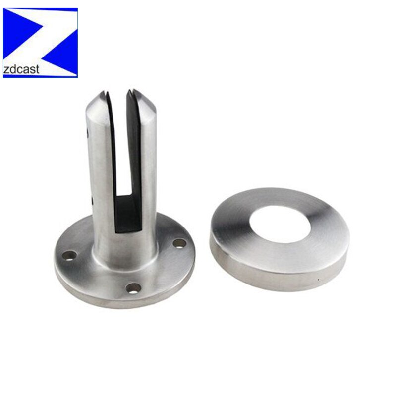Balustrade de balcon rond en acier inoxydable | Miroir 316 clôture de piscine, bec de verre