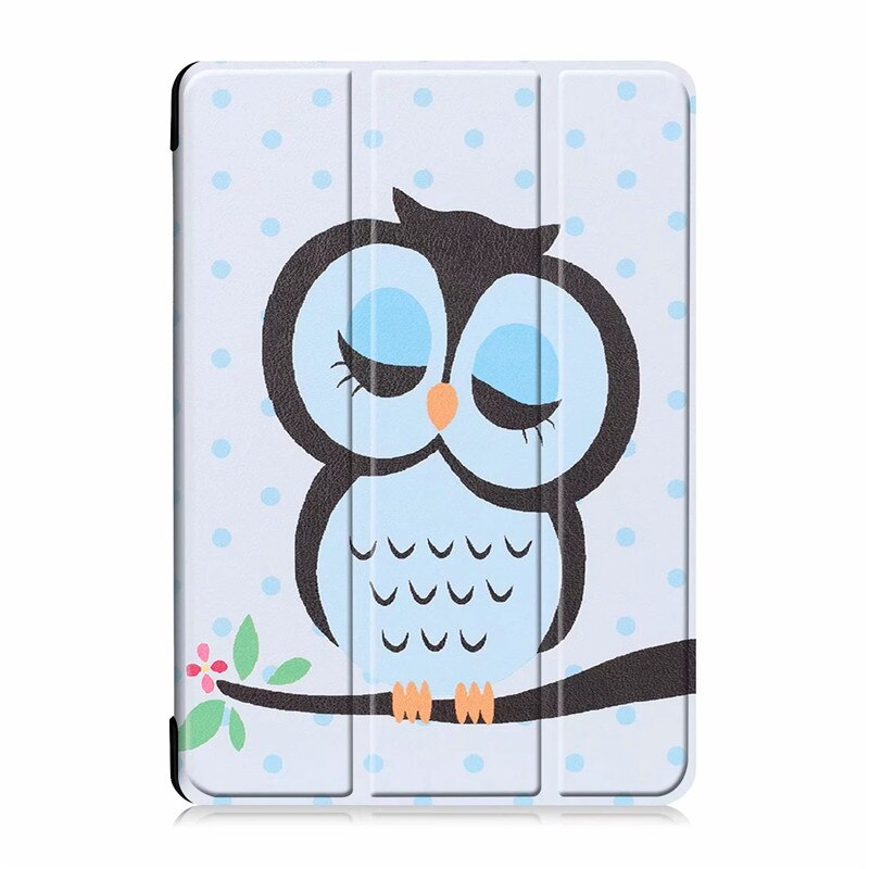 Sprawa dla Lenovo Tab M10 TB-X505F TB-X505X TB-X505L TB-X605F TB-X605L 10.1 cal składany stojak pokrywa dla Funda Lenovo Tab M10 przypadku: Owl