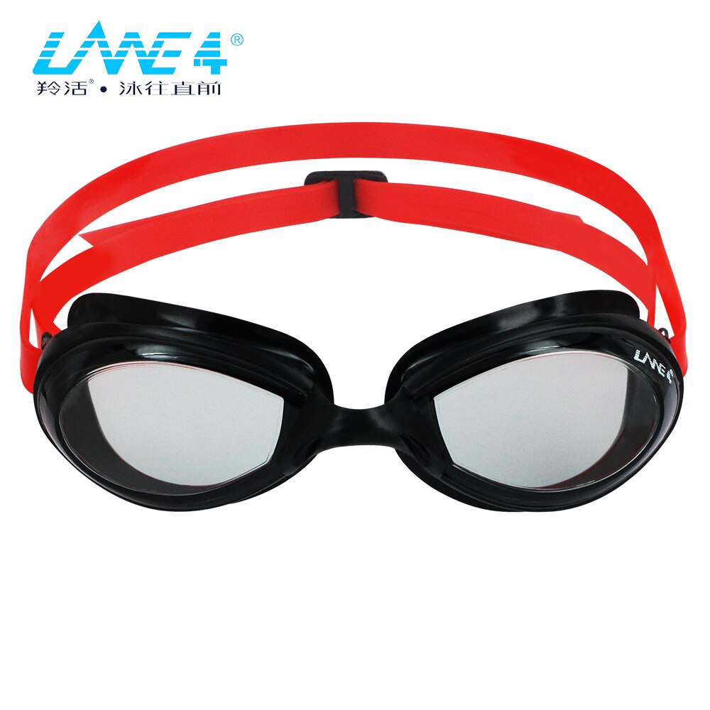 LANE4 Professionele Zwembril Anti-fog UV Bescherming Zwemmen Bril Waterdicht Zachte Seals voor Volwassenen #705 Eyewear