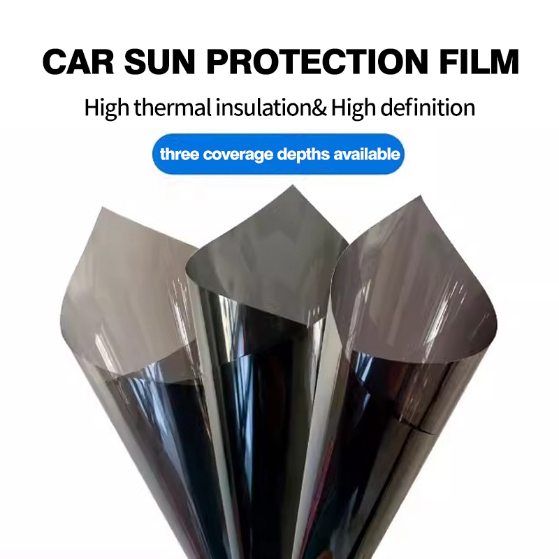 50 x 300/600cm autofenster-tönungsfolie, 1/5/15 % lichtdurchlässigkeit, sonnenschutzfolie, sichtschutzfolie, anti-einblick-aufkleber, vinylfolie, tönungsfolienrolle