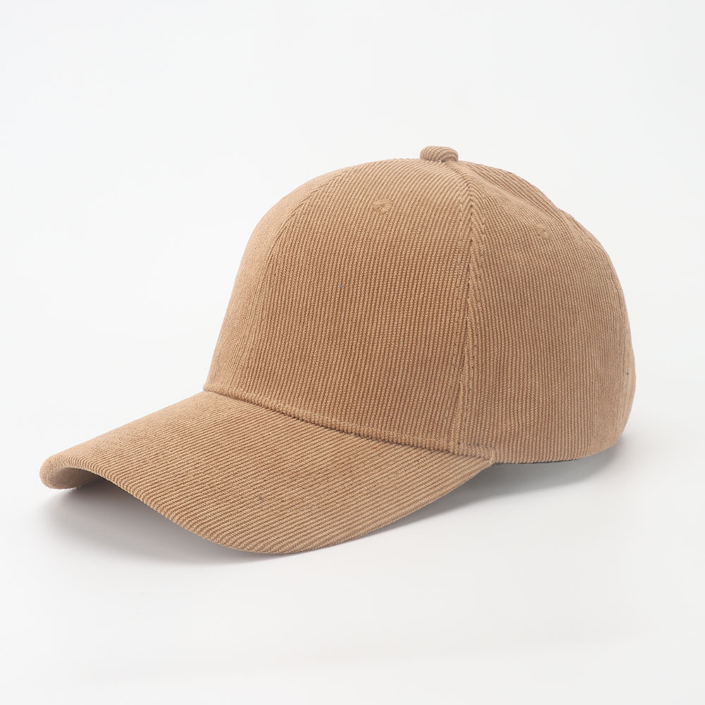 Gorra de béisbol de pana para mujer, sombrero Retro de Color sólido para papá, sombreros de Otoño Invierno para hombres y mujeres, Unisex, informal, mantiene el calor, ala curva: Caqui