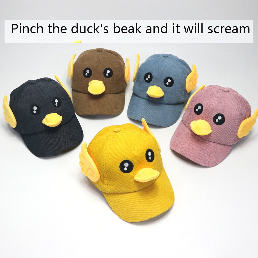 Cute Cap Kids Boy Hats Soft Comfortable Cotton Lovely Audio Sunhat Eaves Baseball Cap Sun Hat Beret casquette enfant