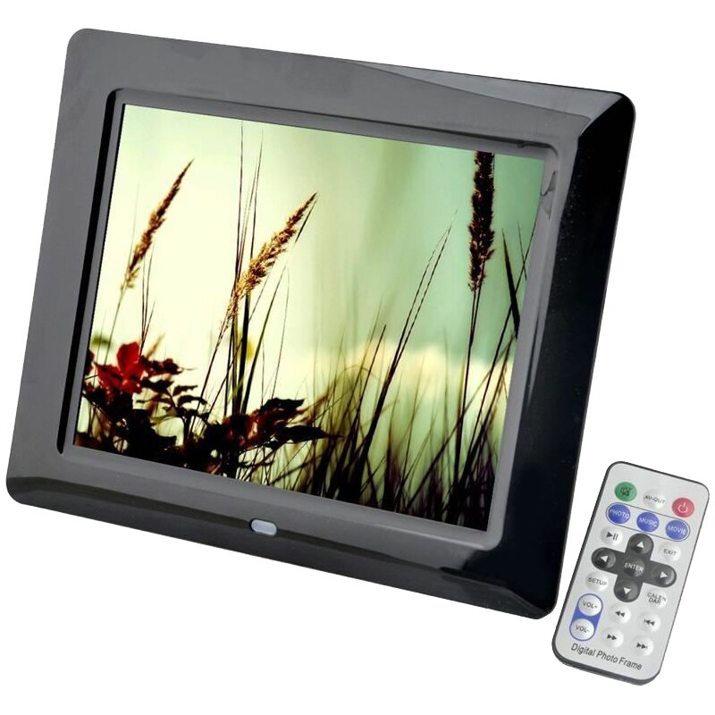 7 zoll TFT LCD Digital Foto Filme Rahmen weit Bildschirm Schreibtisch Mit LED Licht Blitz MP3 MP4 Spieler Wecker