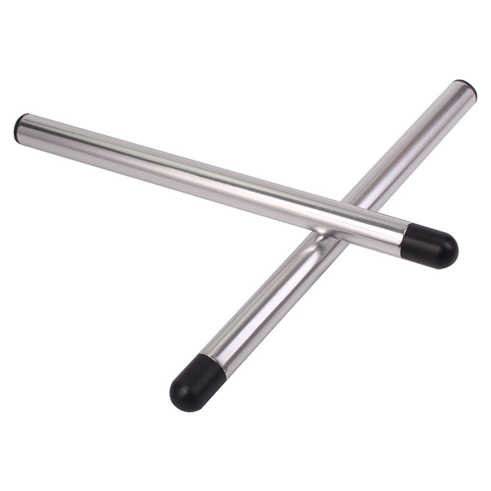 Pair Of 22mm Half Handlebar Tubes / Stick Bars – 28cm Long – Silver Ergal