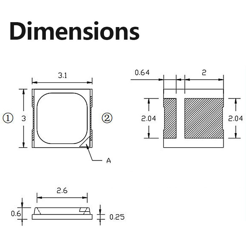 3030 Led Rood Licht 35-40Lm Lamp Kralen Volledige Spectrum Plant Vegetatie Groei 660-665Nm Smd Lamp Kralen 1W Gloeilamp uv Diepe Rood