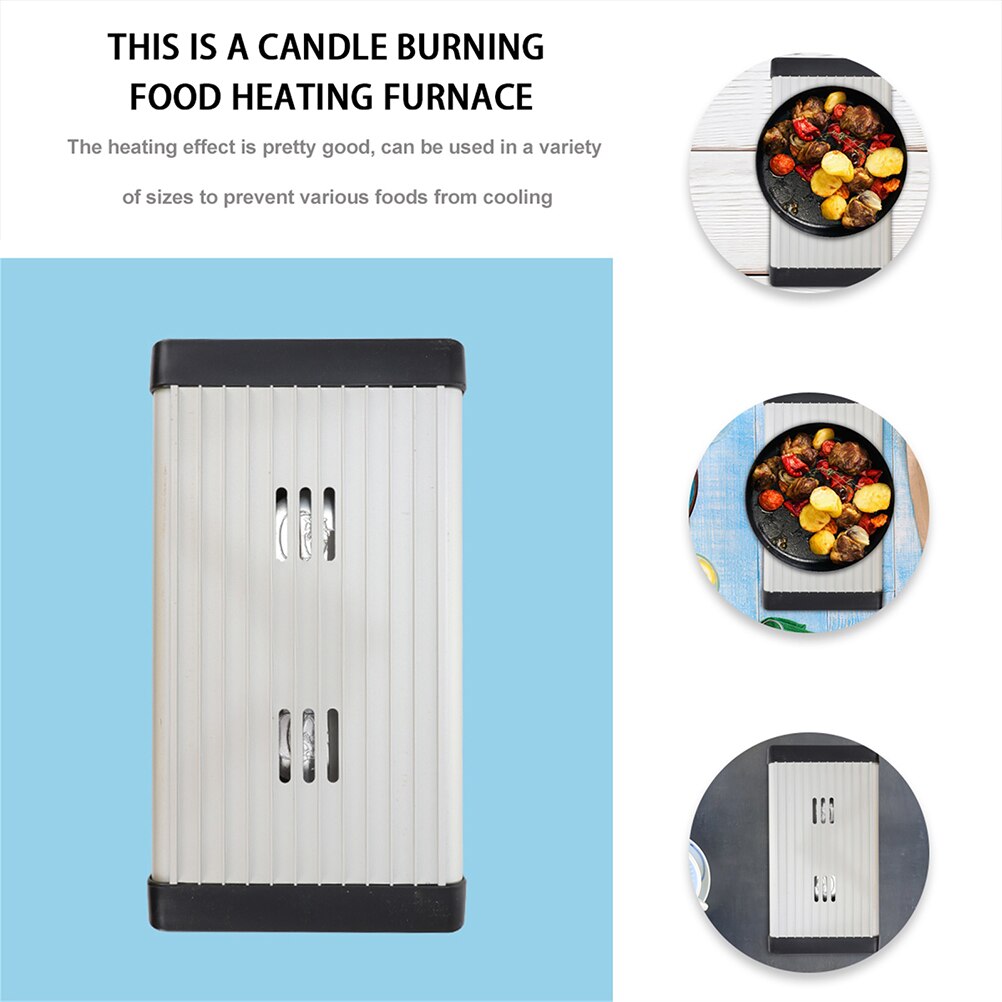 Restaurant Food Warmer Candle Heating Stove Heater Tabletop Candle Food Heater