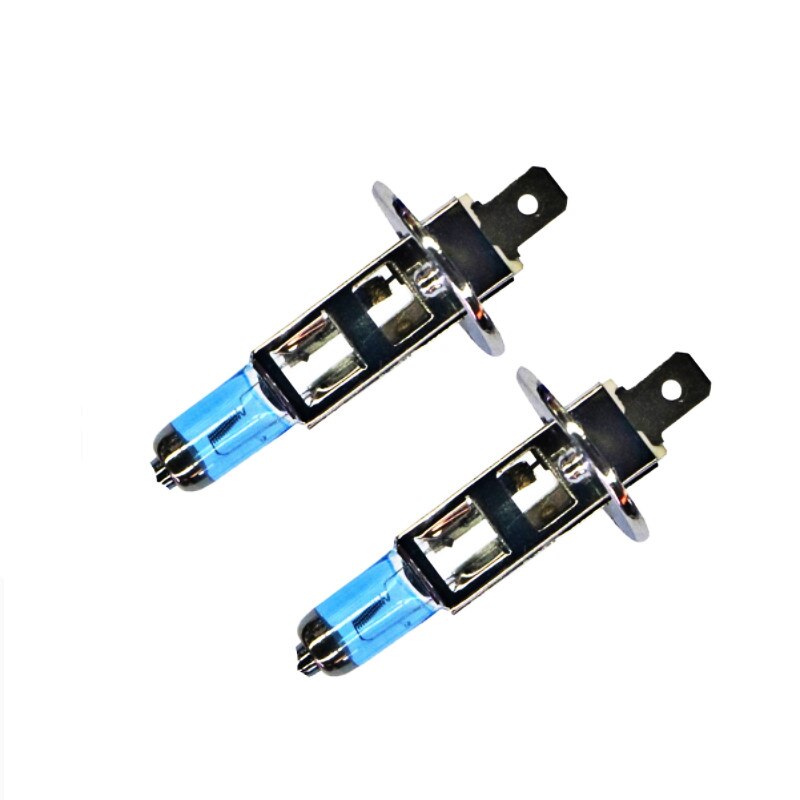 Lámparas halógenas H1 DC 12V 5000K 100W Extreme Platinum Super White Xenon HOD, bombillas de faro delantero de coche con visión de cristal, Ultra mejoradas, 2 uds.