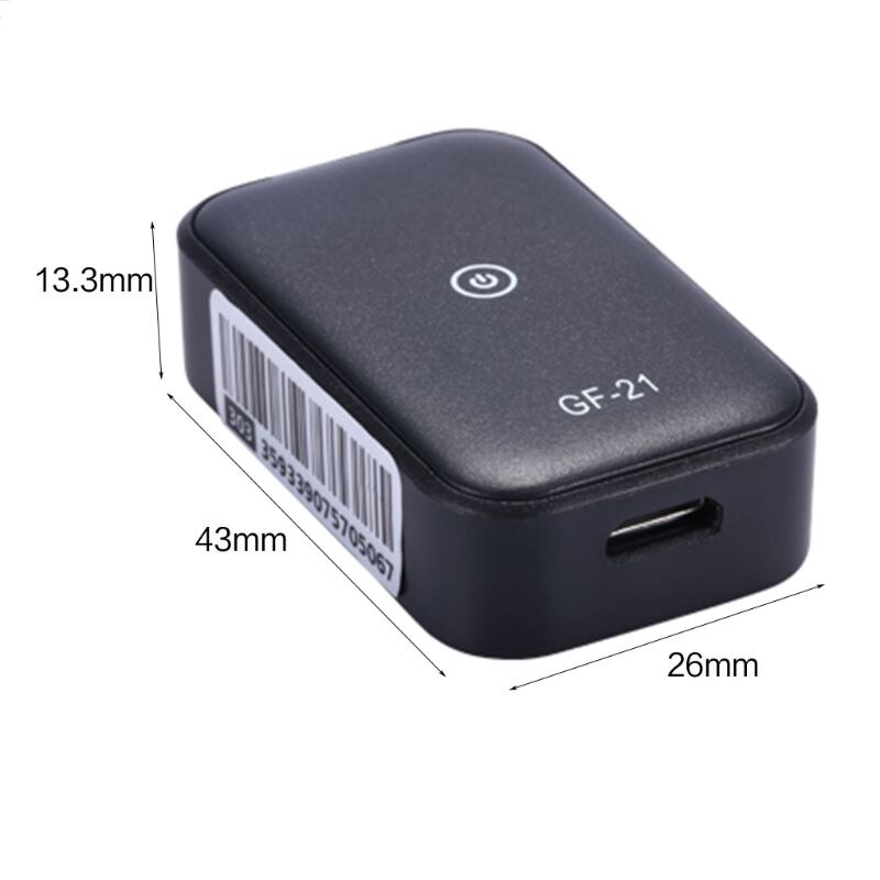 GF21 Mini Gps Auto Tracker App Anti-verloren Apparaat Spraakbesturing Opname Locator High-Definition Microfoon Wifi + lbs + Gps